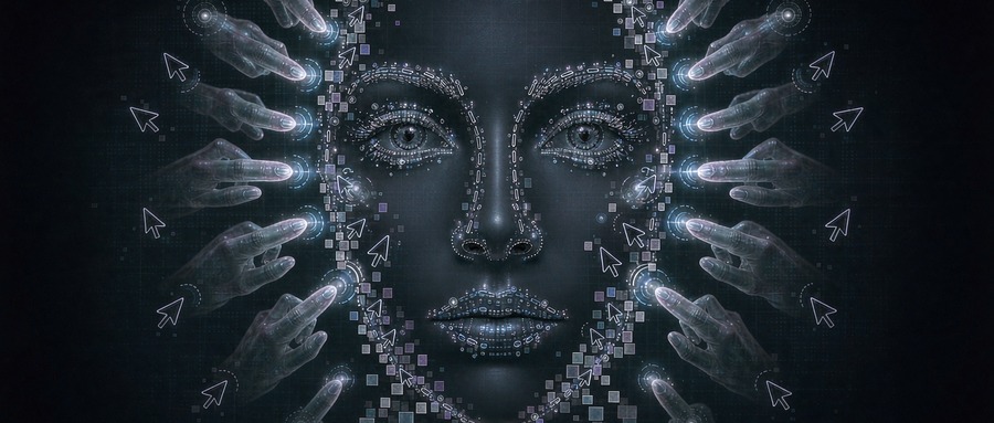AI 为什么越用越会画美女：默认值、平均脸与你的每一次点击